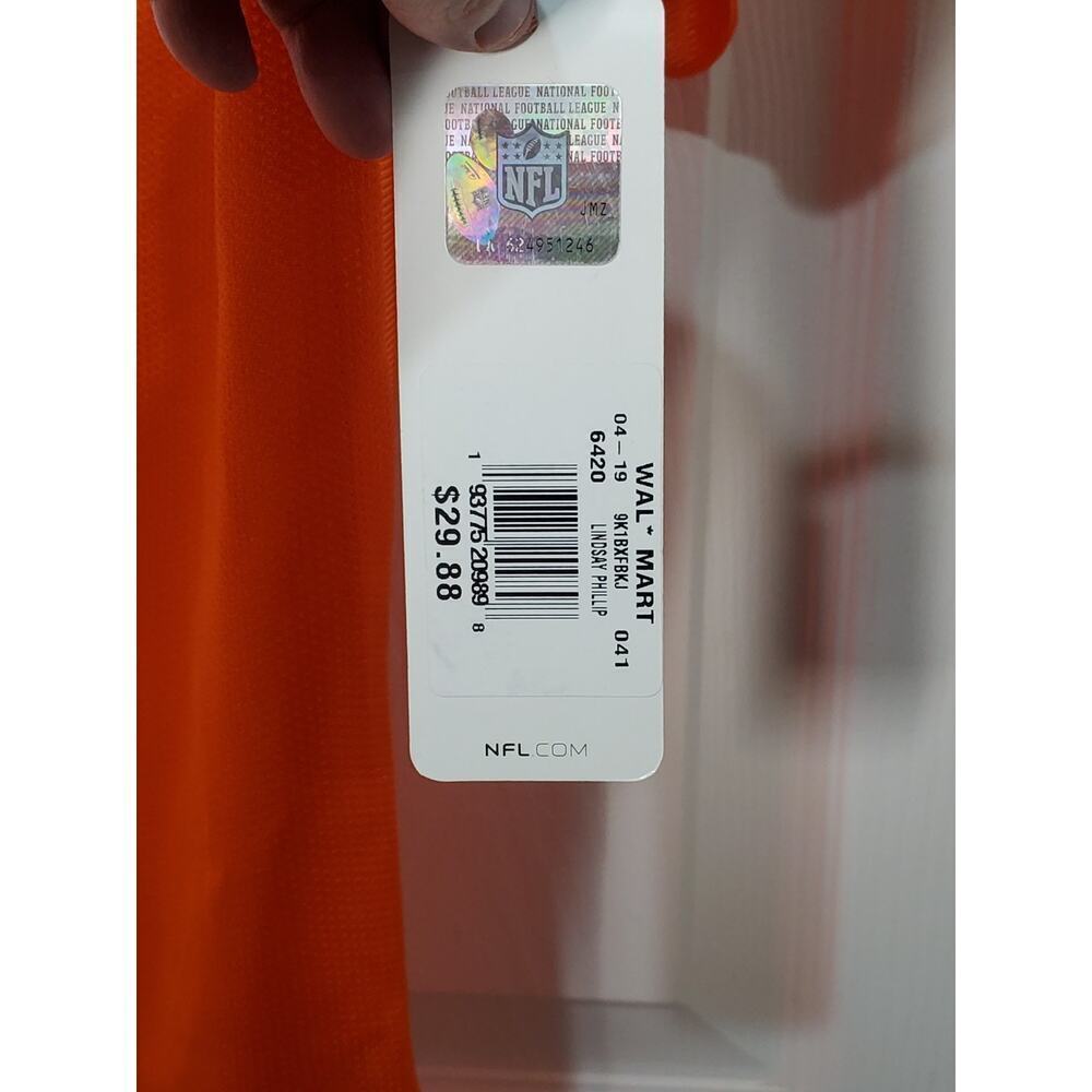 Denver Broncos - Lindsay #30 Jersey Youth XL Blue and Orange NFL Jersey - Picture 10 of 13